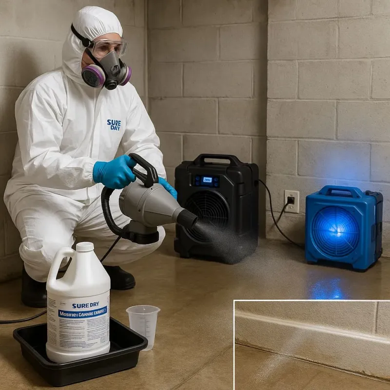 Sanitization and Odor Removal process in Gruetli-Laager, TN