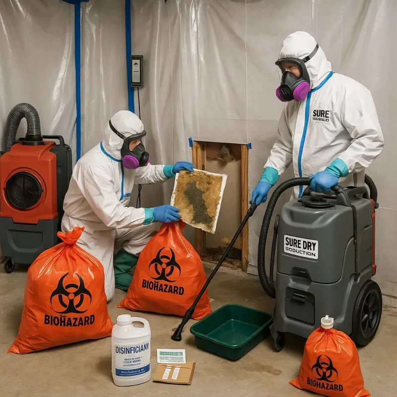 Contaminated Water Handling Protocols process in Gruetli-Laager, TN