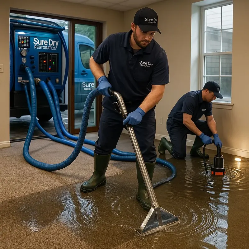 Water Extraction and Removal process in Gruetli-Laager, TN